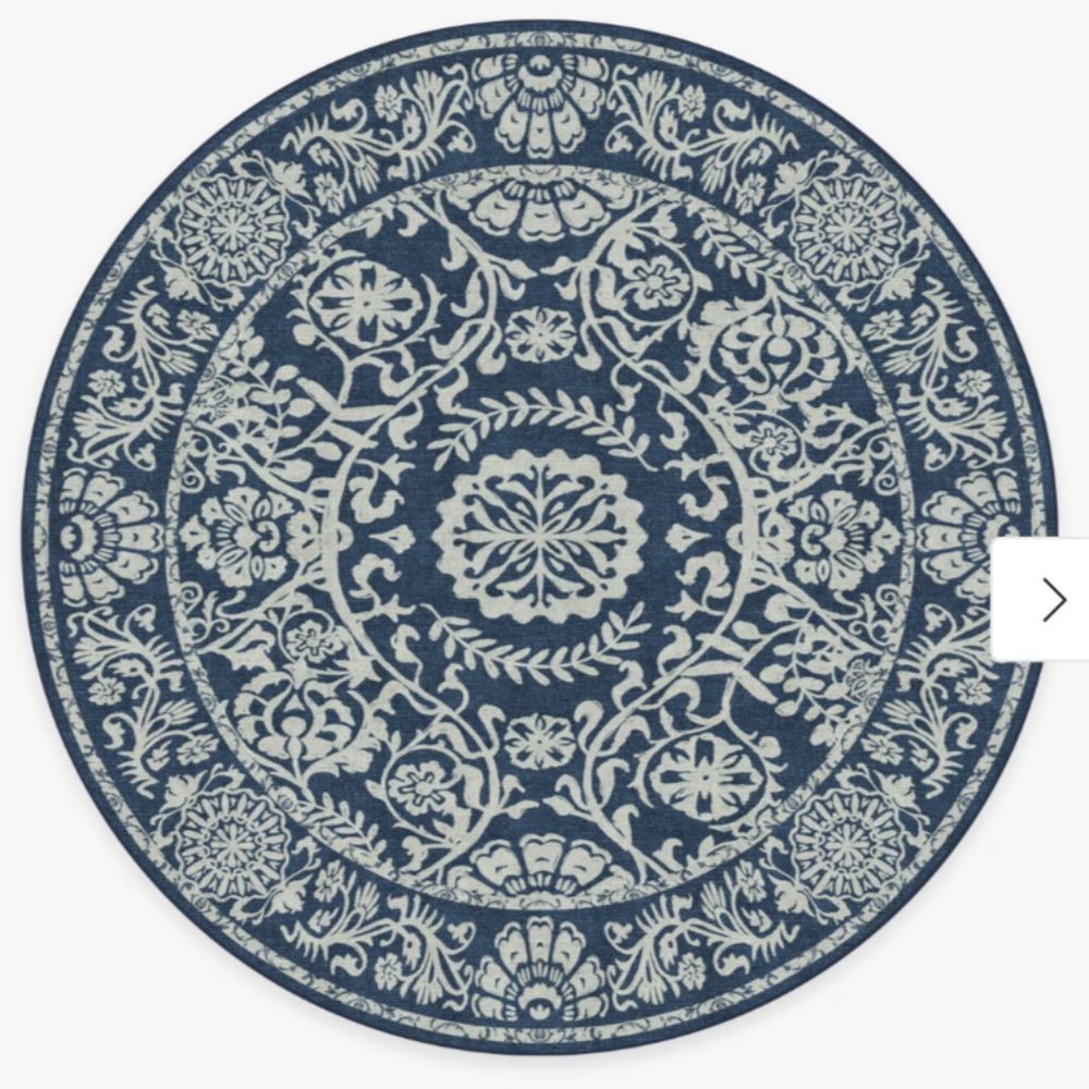 Ruggable Delphina Navy Blue Rug 8' Round
